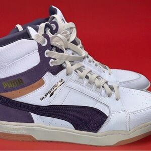 Puma slipstream original- Scandinavia - purple / not worn - retro all leather